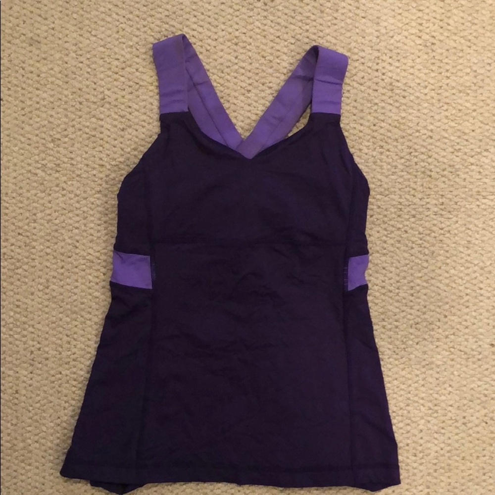 Purple Lululemon Tank Top Size 4